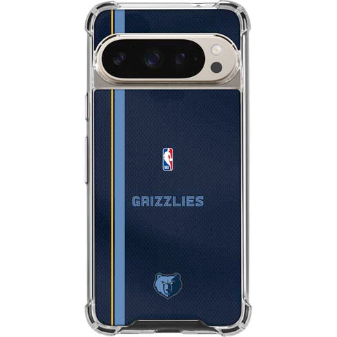 NBA Memphis Grizzlies Jersey Google Pixel 9 Pro XL Clear Case